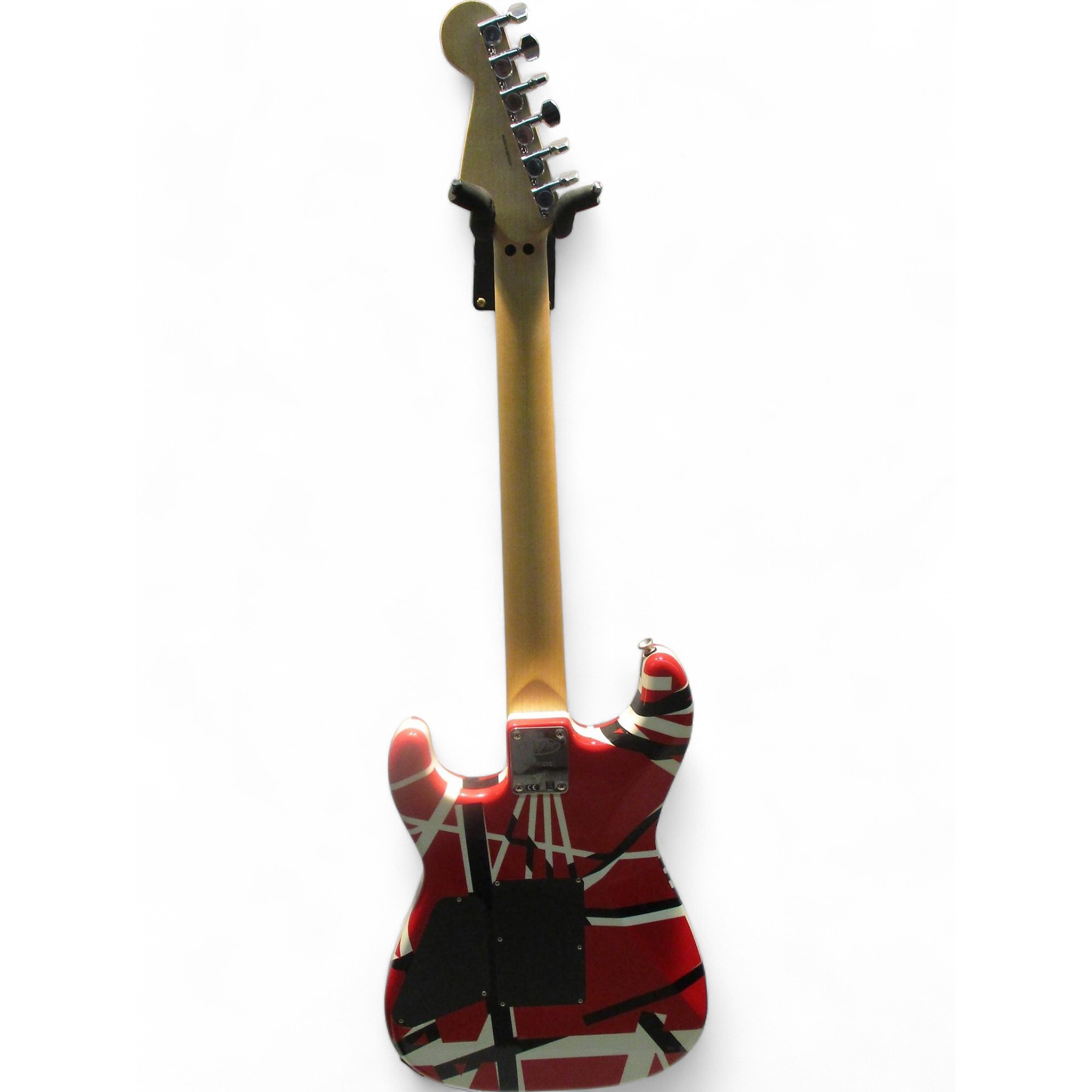 Used EVH Striped Series Frankie Red With Black And White