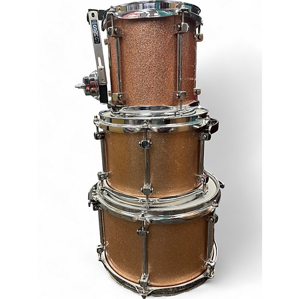 Used GMS 6 Piece GRANDMASTERS Gold Drum Kit