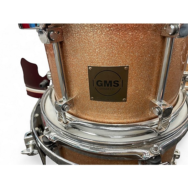 Used GMS 6 Piece GRANDMASTERS Gold Drum Kit