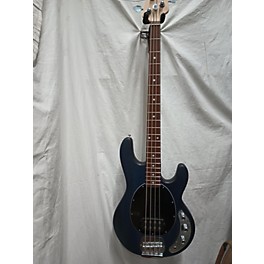 Used Sterling by Music Man Used Sterling By Music Man Ray34 Trans Blue Electric Bass Guitar