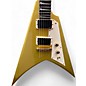 Used ESP LTD KIRK HAMMETT SIGNATURE KH-V GOLD SPARKLE Solid Body Electric Guitar