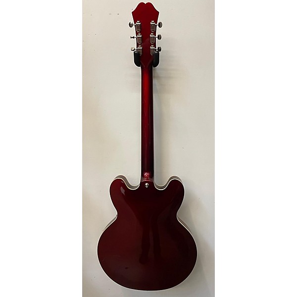 Used Epiphone Used Epiphone Riviera Sparkling Burgandy Hollow Body Electric Guitar