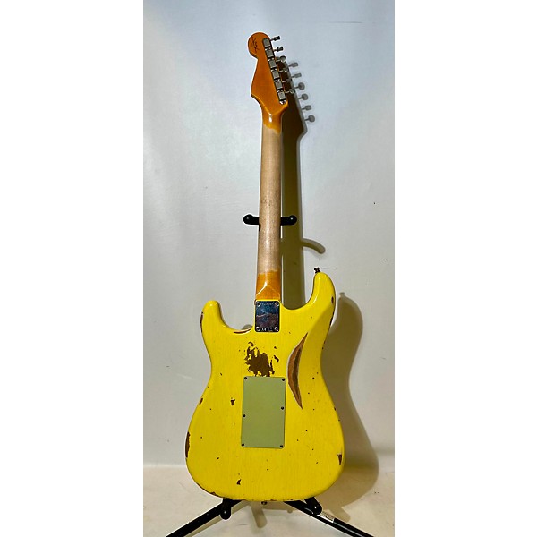 Used Fender 2022 CUSTOM SHOP ALLEY CAT STRATOCASTER HEAVY RELIC FLOYD ROSE Solid Body Electric Guitar