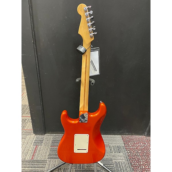 Used Fender Used Fender American Deluxe Stratocaster Candy Tangerine Solid Body Electric Guitar