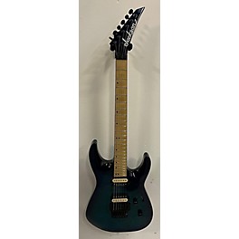 Used Jackson Used 2015 Jackson DK2MQHT Pro Dinky Trans Blue Solid Body Electric Guitar