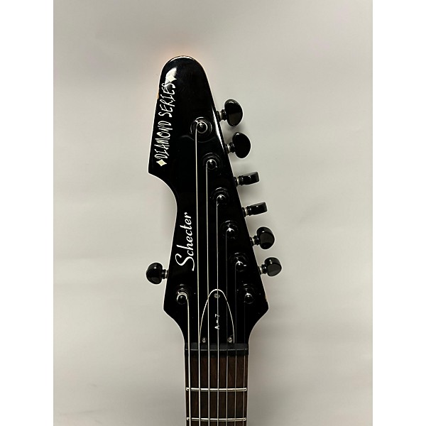 Used Schecter Guitar Research Used Schecter Guitar Research Diamond Series Revenger Black Solid Body Electric Guitar