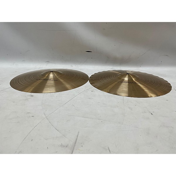 Used Paiste 14in Signature Precision Sound Edge Hi Hat Pair Cymbal