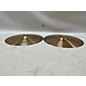 Used Paiste 14in Signature Precision Sound Edge Hi Hat Pair Cymbal