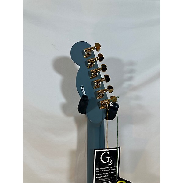 Used Used Ridgeback F1 Faded Pelham Blue Solid Body Electric Guitar