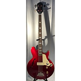 Used Epiphone Used Epiphone Jack Casady Signature Crimson Red Trans Electric Bass Guitar