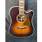 Used D'Angelico DAPD500VSBCPS Premier Dreadnought Acoustic Electric Guitar