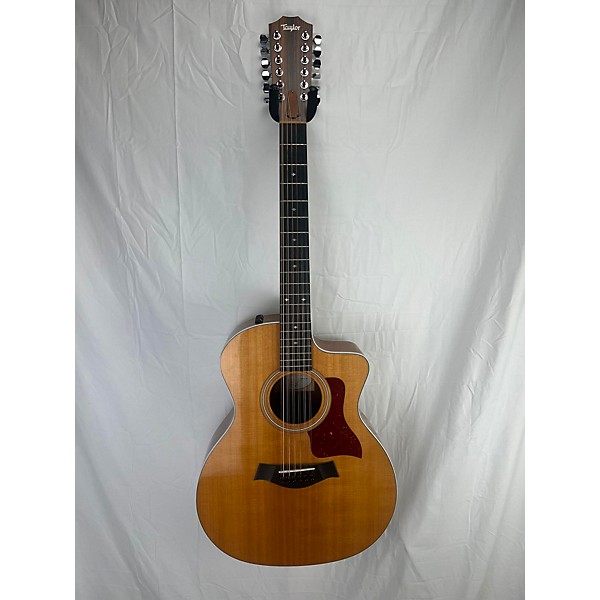 Used Used Taylor 254ce DLX Natural 12 String Acoustic Electric Guitar