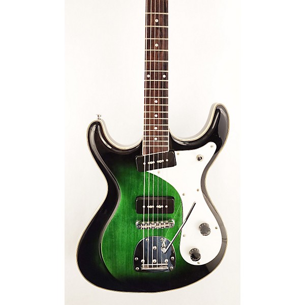 Used Used Eastwood Sidejack Dlx Green Solid Body Electric Guitar