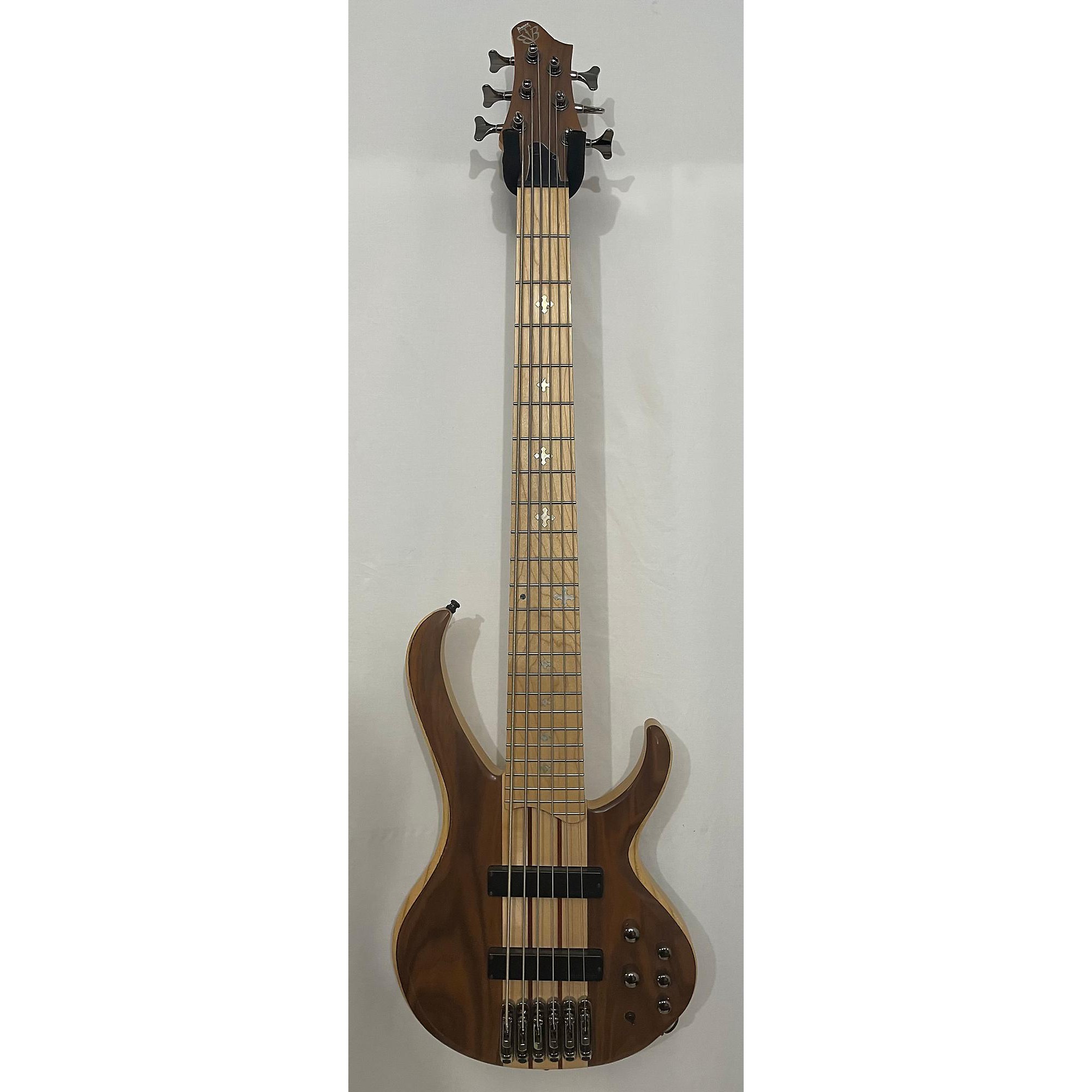 Used Ibanez BTB676 6 String Electric Bass Guitar Natural | Guitar 