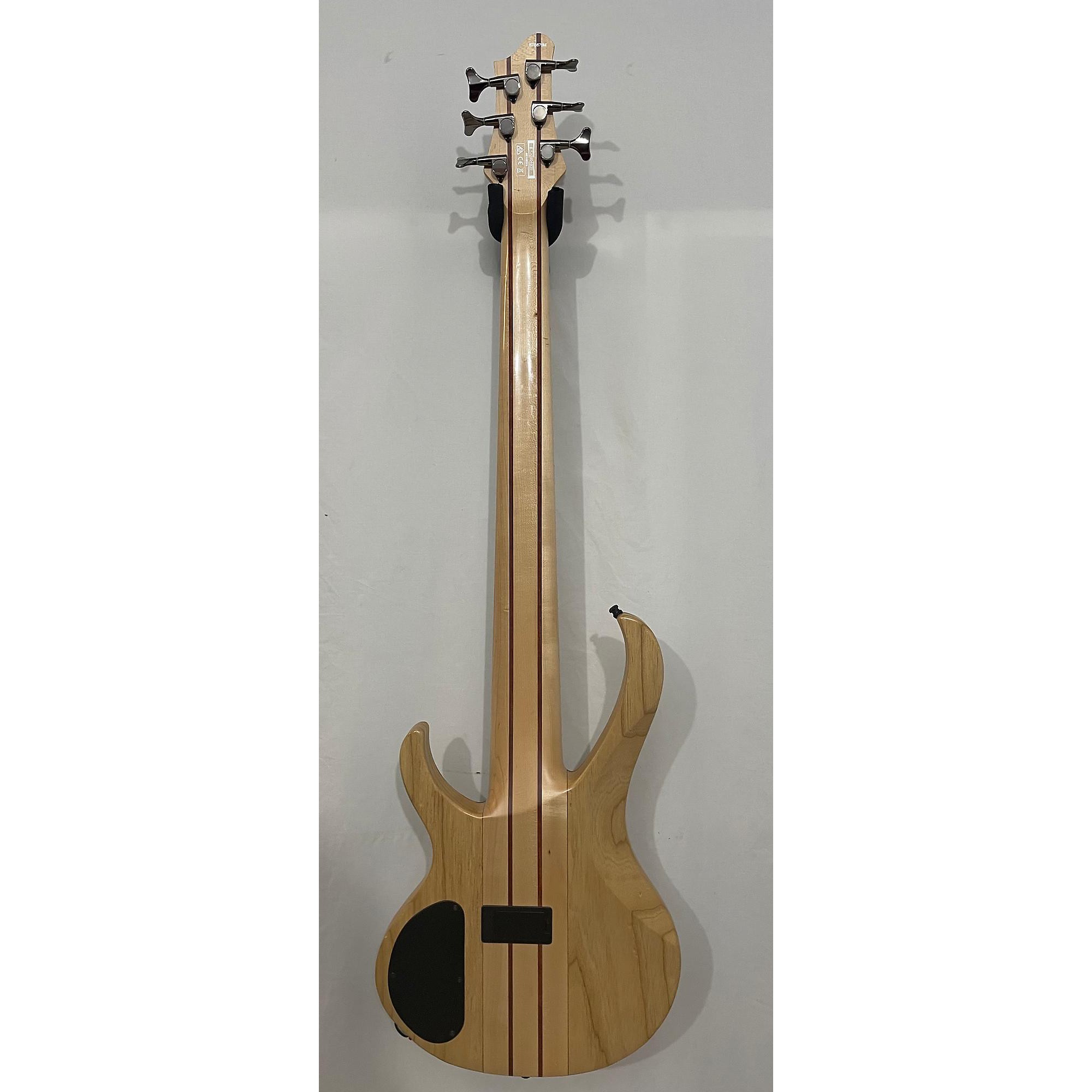 Used Ibanez BTB676 6 String Electric Bass Guitar Natural | Guitar 