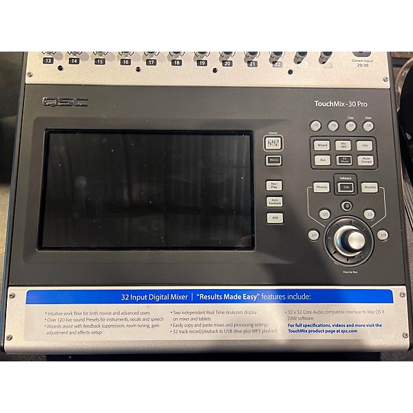 Used QSC Touchmix 30 Pro Digital Mixer