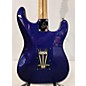 Used Used 2000s Fender Standard Stratocaster Left Handed Blue Electric Guitar