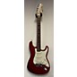 Vintage Fender Vintage 1999 Fender American Deluxe Stratocaster Trans Red Solid Body Electric Guitar thumbnail