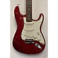 Vintage Fender Vintage 1999 Fender American Deluxe Stratocaster Trans Red Solid Body Electric Guitar