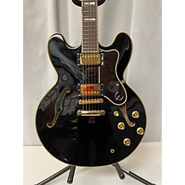 Used Epiphone Used Epiphone Sheraton II Black Hollow Body Electric Guitar