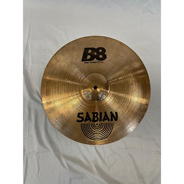 Used SABIAN 16in B8 Thin Crash Cymbal