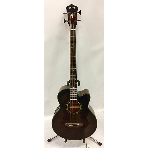 Used Ibanez Aeb10bbe Acoustic Bass Guitar