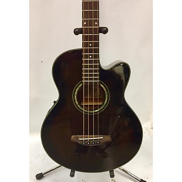 Used Ibanez Aeb10bbe Acoustic Bass Guitar