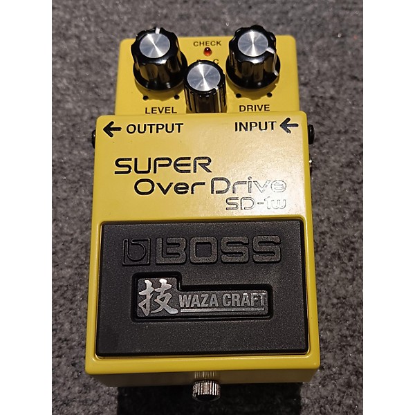 Used BOSS SD1W Super Overdrive Waza Craft Effect Pedal