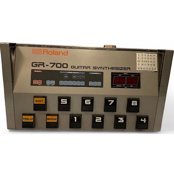 Vintage 1980s Roland GR707 W/ GR700 PEDAL BOARD Synthesizer Synthesizer
