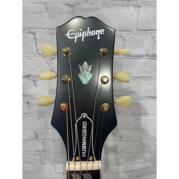 Used Epiphone 2023 INSPIRED BY GIBSON HUMMINGBIRD Acoustic Electric Guitar