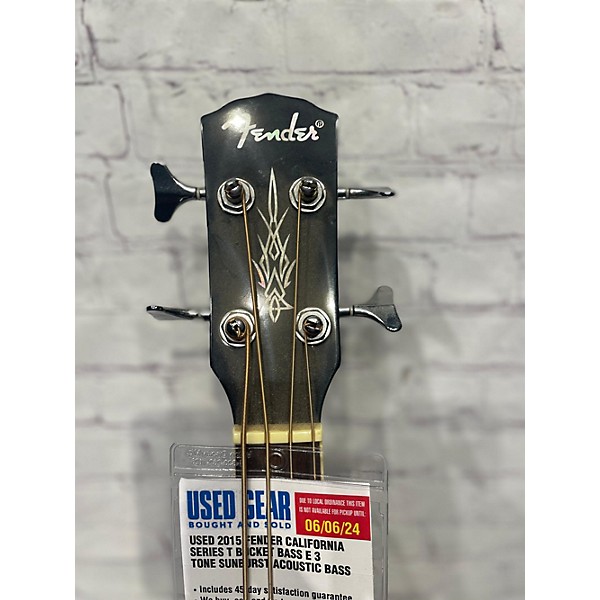 Used Fender 2015 CALIFORNIA SERIES T BUCKET BASS E Acoustic Bass Guitar