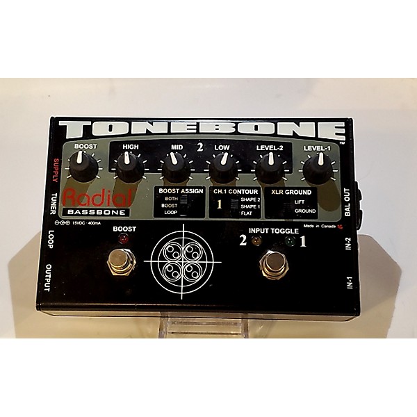 Used Radial Engineering Bassbone Bass Pre DI Bass Effect Pedal