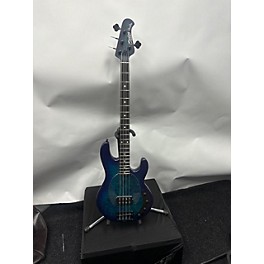 Used Sterling by Music Man Used Sterling By Music Man Stingray 34PB Blue Electric Bass Guitar