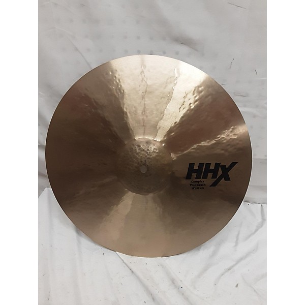 Used SABIAN 18in HHX COMPLEX THIN CRASH Cymbal