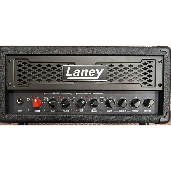 Used Laney IRONHEARTFOUNDRY DUALTOP Solid State Guitar Amp Head