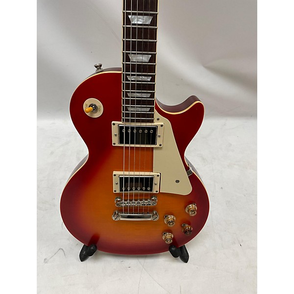 Used Epiphone Used Epiphone 1959 Reissue Les Paul Standard Aged Dark Cherry Solid Body Electric Guitar