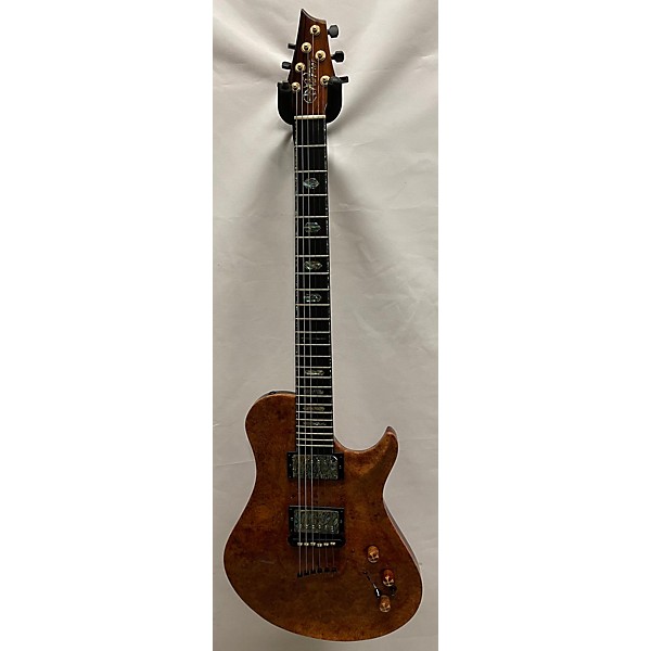 Used GEORGIA ISABELLA BURLE WOOD Solid Body Electric Guitar