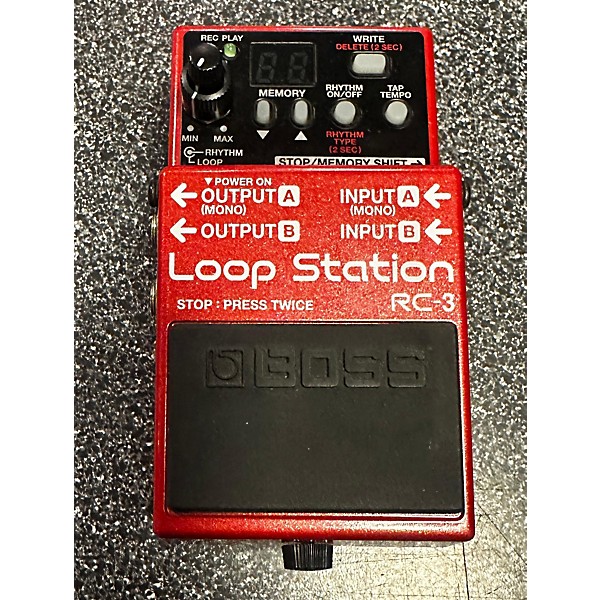 Used BOSS RC3 Loop Station Pedal