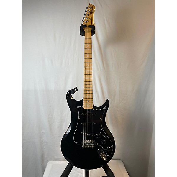 Used Vantage AVENGER Solid Body Electric Guitar Black Guitar Center