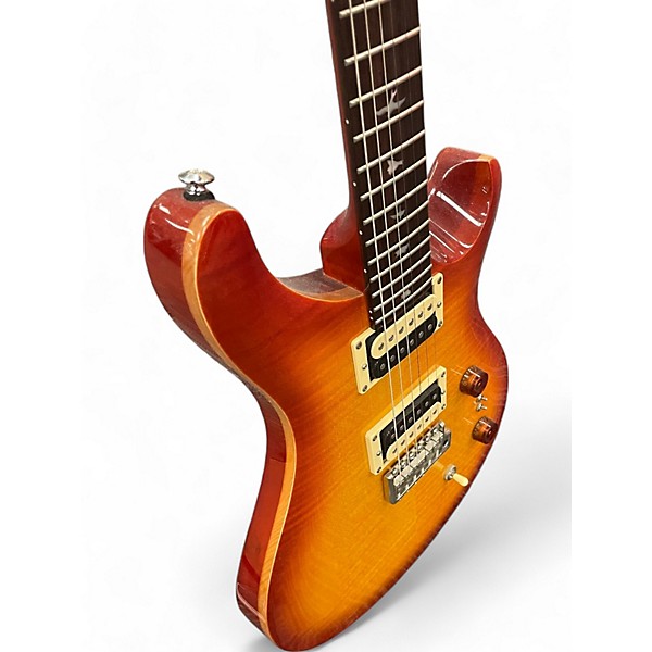 Used PRS SE Custom 24 Orange Solid Body Electric Guitar