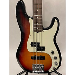 Used Fender Used Fender American Ultra Precision Bass 3 Tone Sunburst Electric Bass Guitar