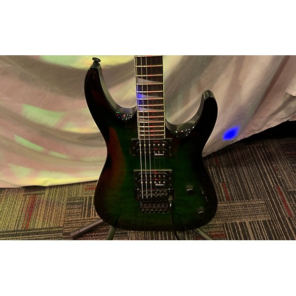 Used Jackson Used Jackson JS32Q Green Burst Solid Body Electric Guitar