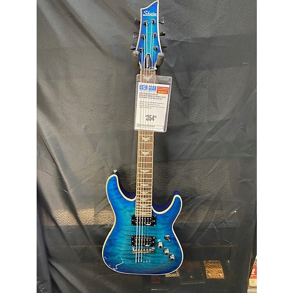 Used Schecter Guitar Research Used Schecter Guitar Research Omen Extreme 6 Blue Solid Body Electric Guitar