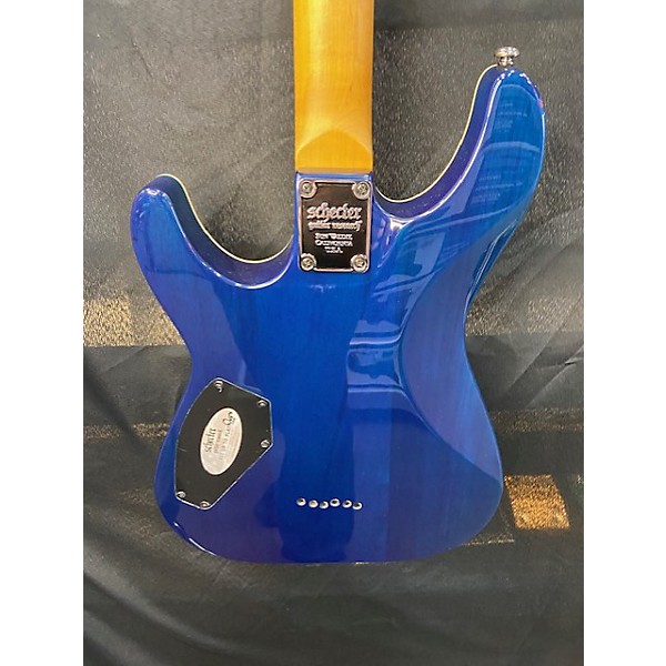 Used Schecter Guitar Research Used Schecter Guitar Research Omen Extreme 6 Blue Solid Body Electric Guitar