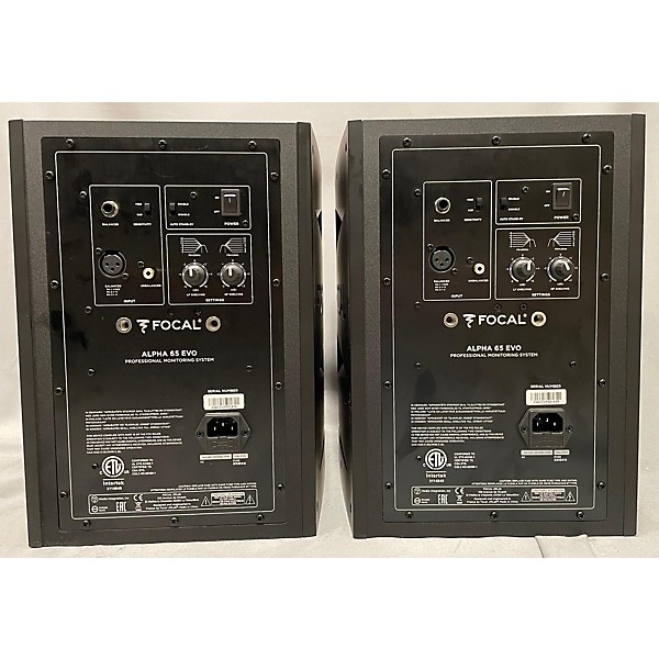 Used Focal Alpha 65 Evo Pair Powered Monitor