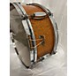 Used Used 1960s Zim Gar 5.5X14 Snare Drum Orange Sparkle