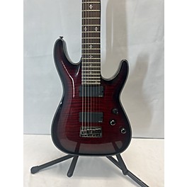 Used Schecter Guitar Research Used Schecter Guitar Research Damien Elite-7 Candy Apple Red Solid Body Electric Guitar