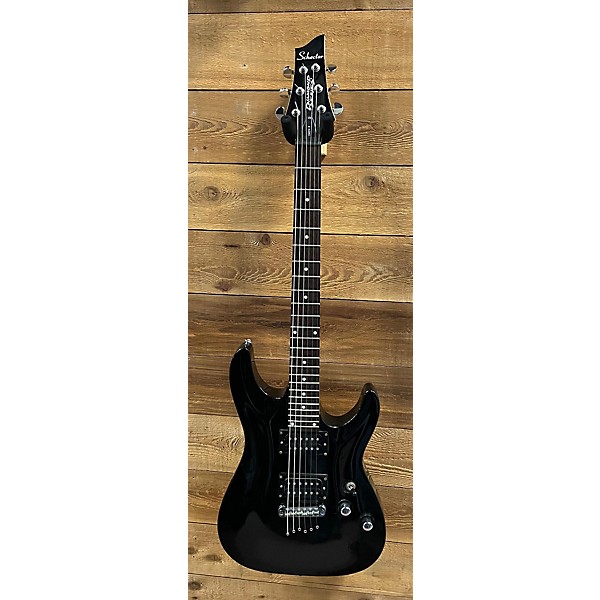 Used Schecter Guitar Research Used Schecter Guitar Research Omen 6 Black Solid Body Electric Guitar