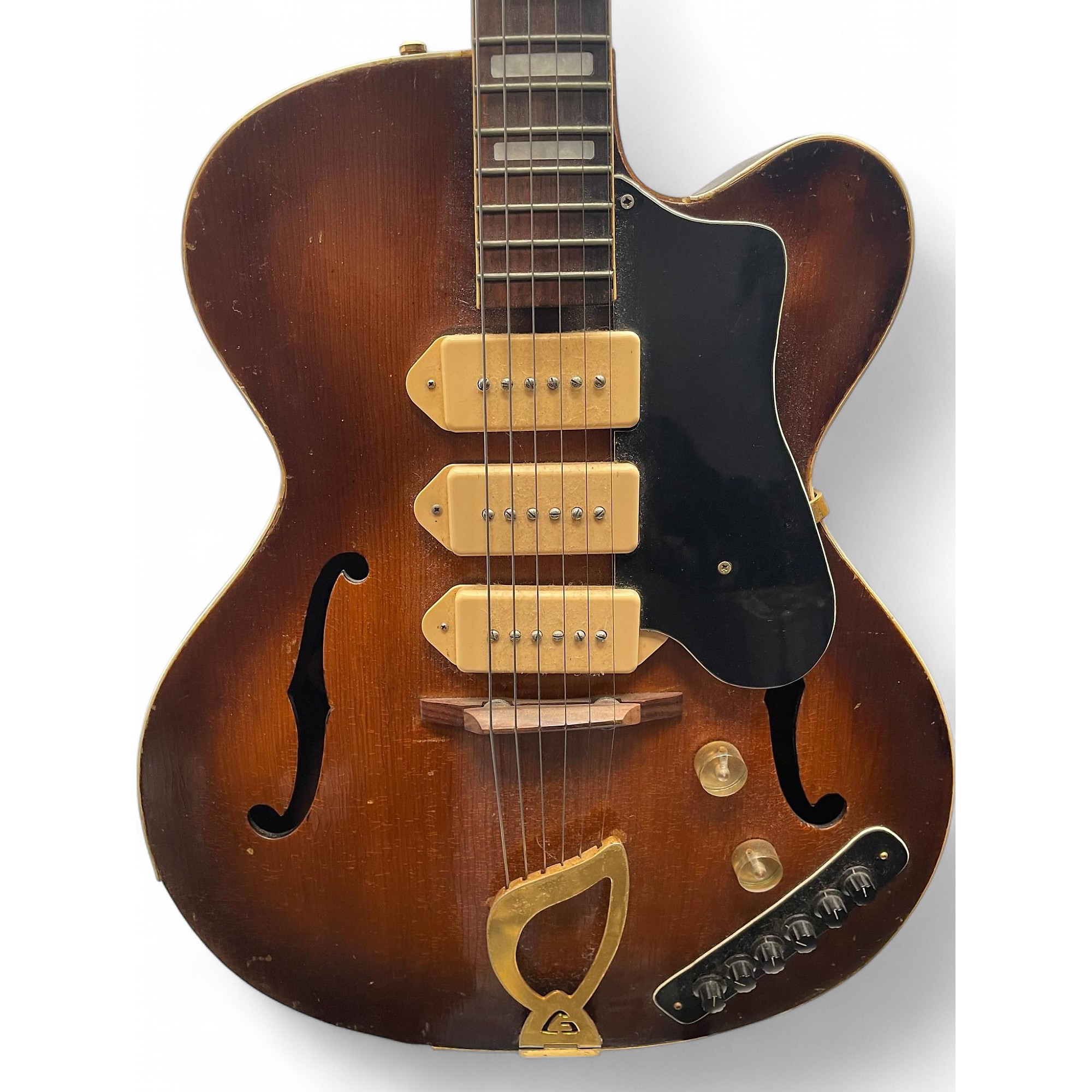 GUILD X-350 Stratford フルアコ Guild X-350 Stratford Hollowbody Electric Guitar - Scarlet