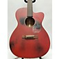 Used Martin Used Martin OMC-15ME Red Acoustic Electric Guitar